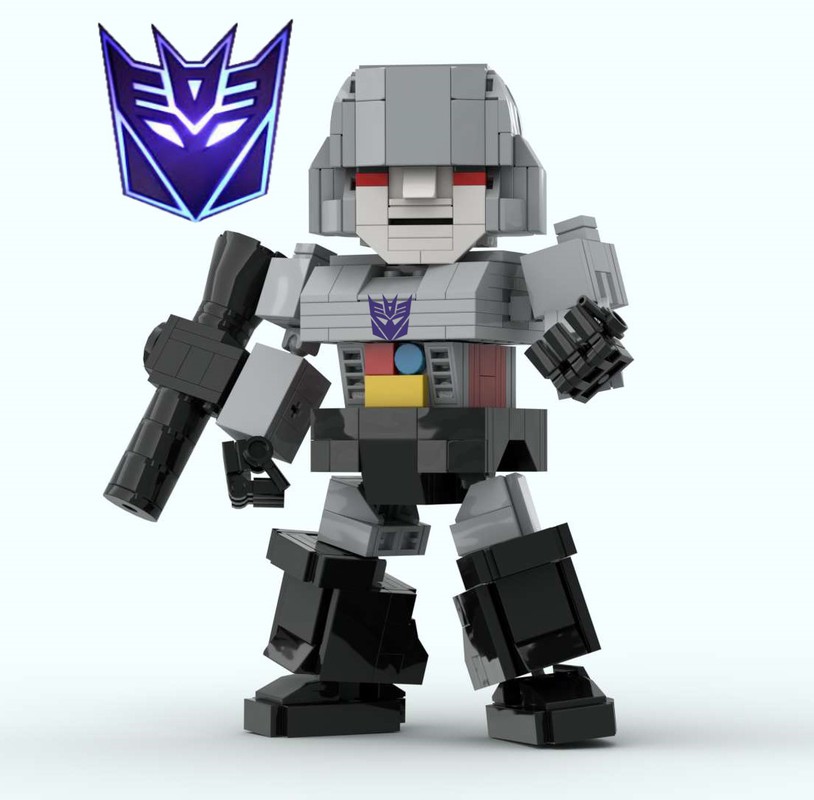 LEGO MOC Lego Transformers G1 Megatron SD by Gabryboy80