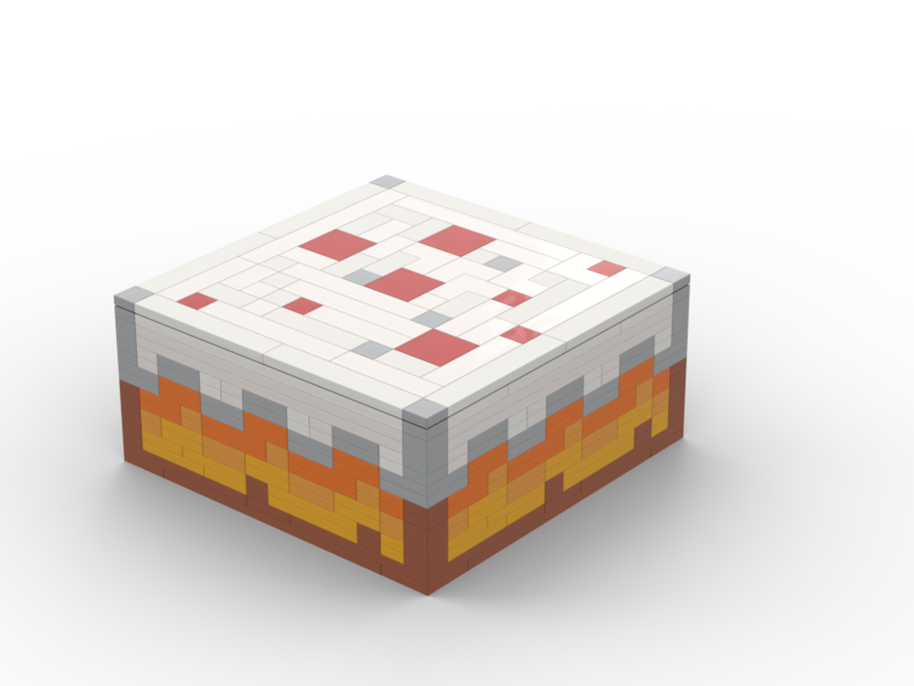 Lego® 66985, 14769pb295, 6292797 tile plate round 2x2 Minecraft, white