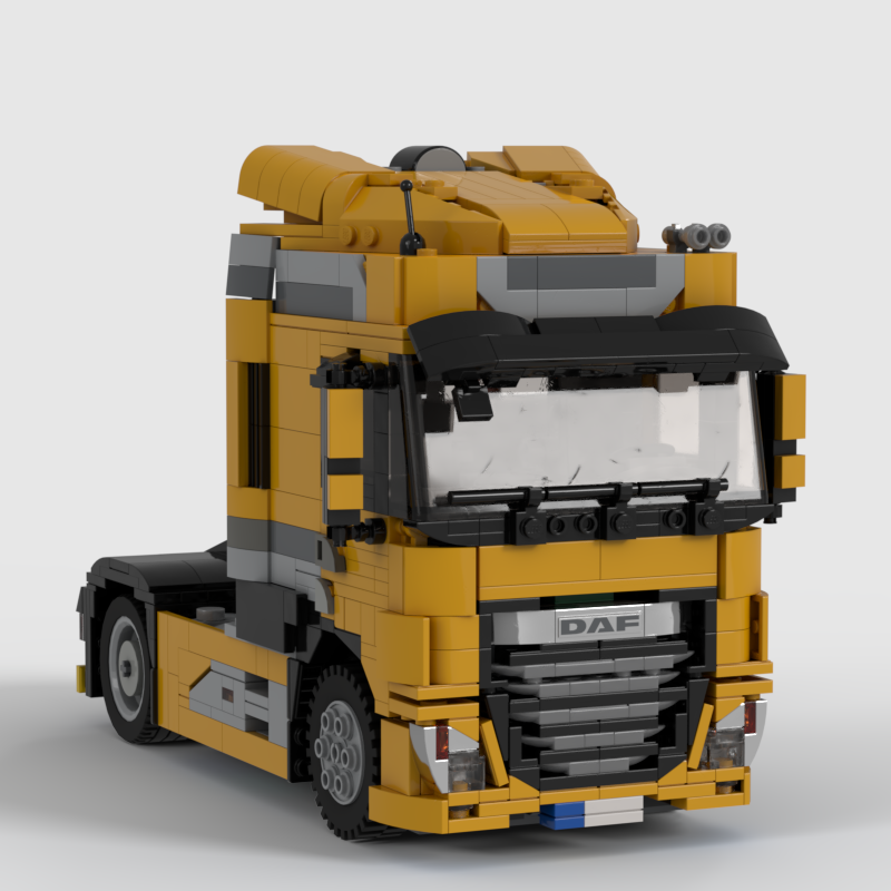 Lego Moc Daf Xf Ft Space Cab By Lassed Rebrickable Build With Lego