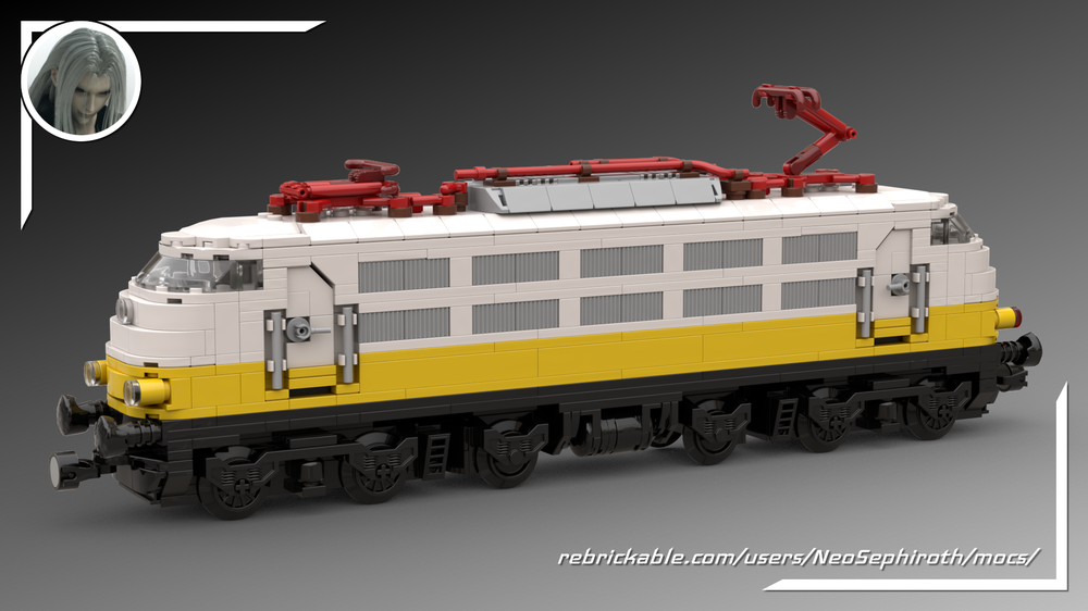 LEGO MOC BR 103 Lufthansa Express Locomotive by NeoSephiroth