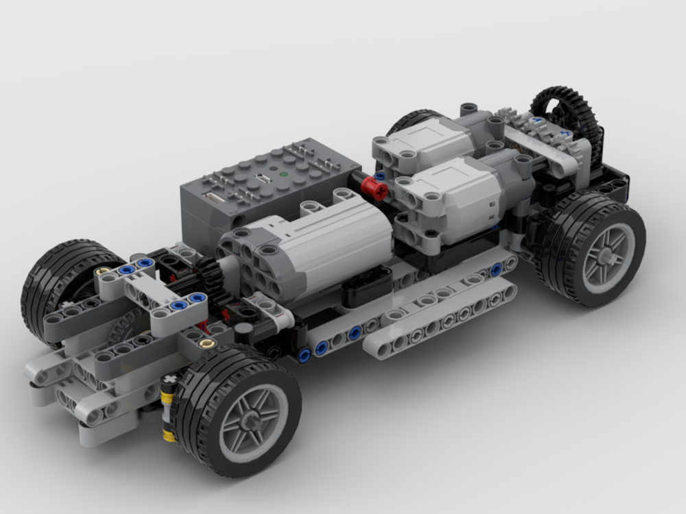 LEGO MOC The 4-wheel-drive car by TechnicGuy303 | Rebrickable - Build with LEGO