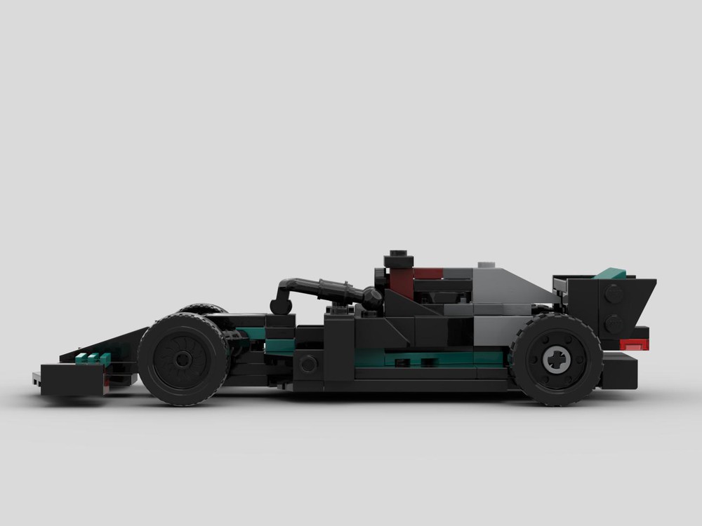 Lego F1 Mercedes W12 100% LEGO MOC Formula 1 1:10