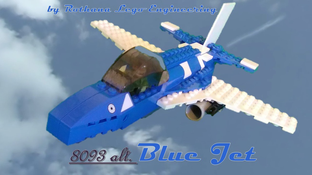 synge Et kors engagement LEGO MOC 8093 alt. Blue Jet by Nilsson LEGO Engineering | Rebrickable -  Build with LEGO