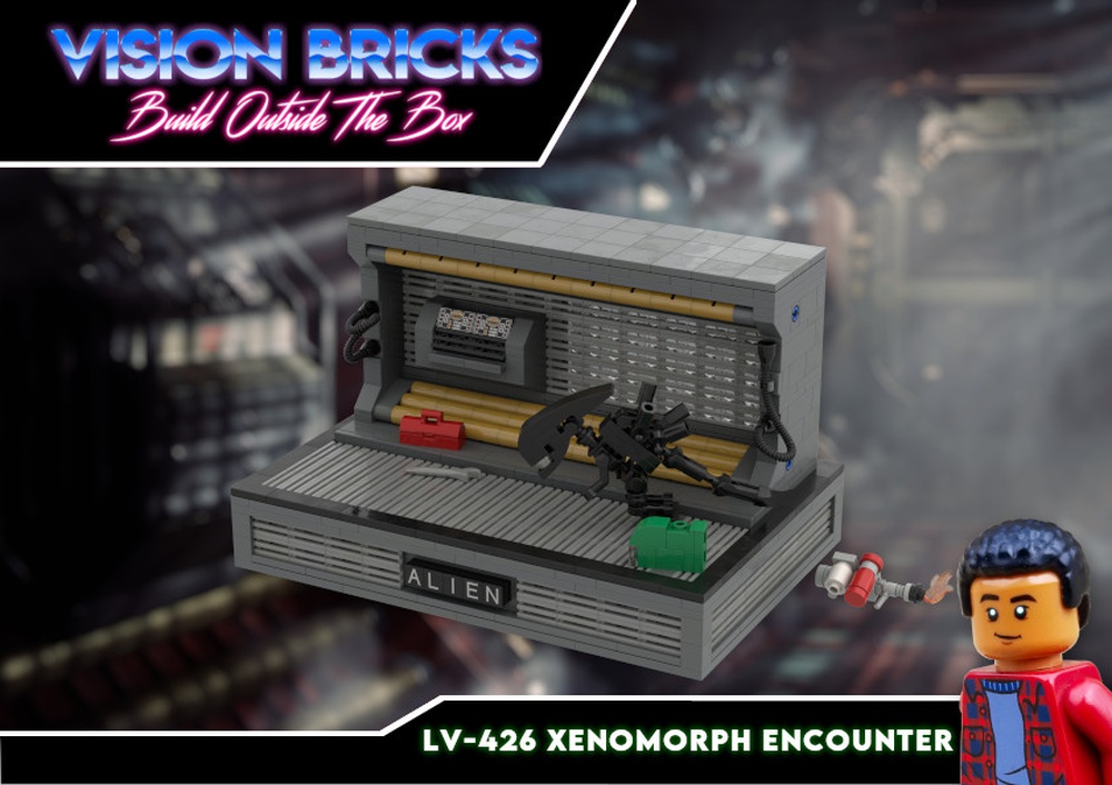 LEGO MOC LV-426 Xenomorph Encounter by Vision Bricks