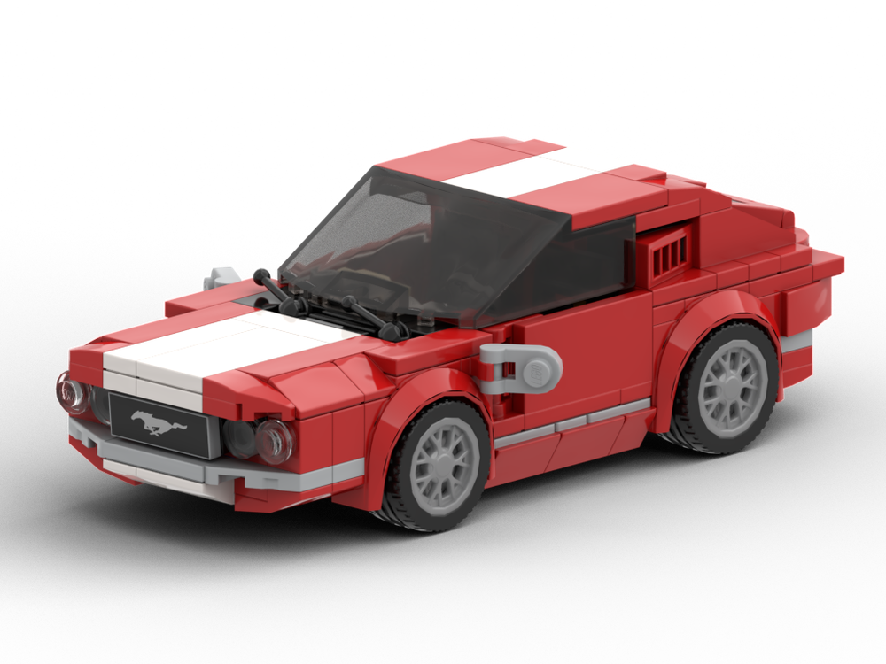 tale øje Mangle LEGO MOC Ford Mustang 60's Red Version Stud8 by billyballokarlo |  Rebrickable - Build with LEGO