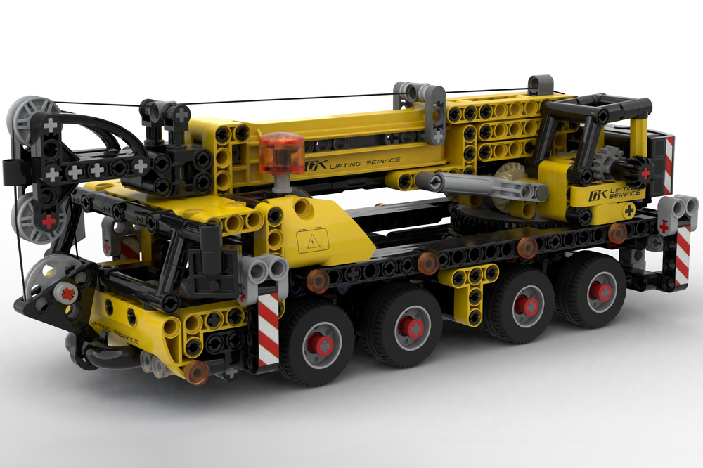 LEGO MOC Mini Mobile Crane by | Rebrickable - LEGO