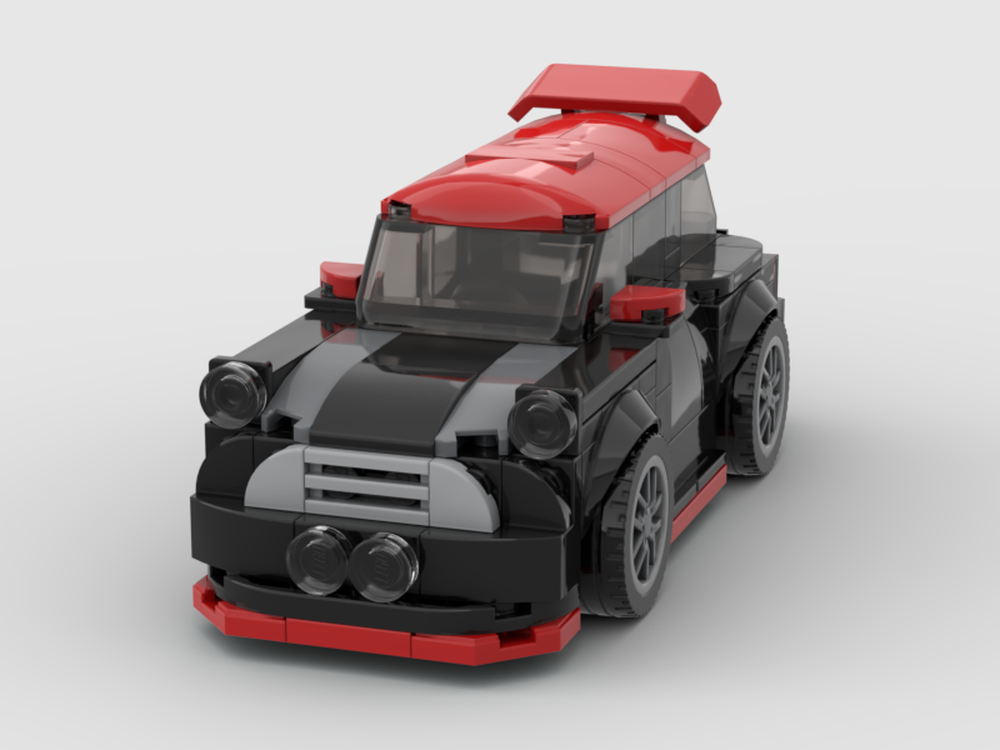 LEGO MOC Mini Cooper S JCW by dreesejones | Rebrickable - Build with LEGO