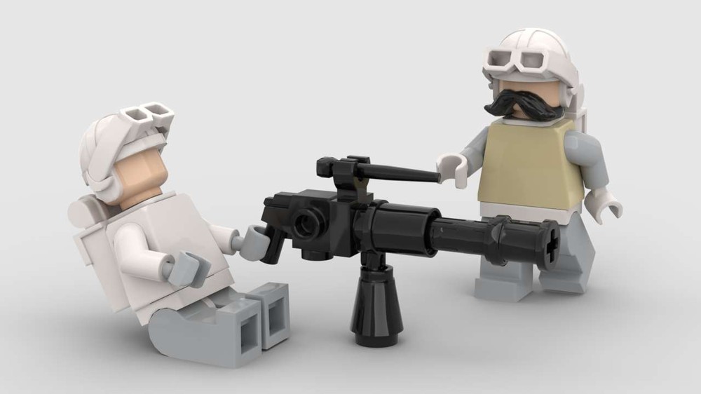 LEGO MOC Hoth Rebel Merr-Sonn Mark II Medium Repeating Blaster Cannon ...