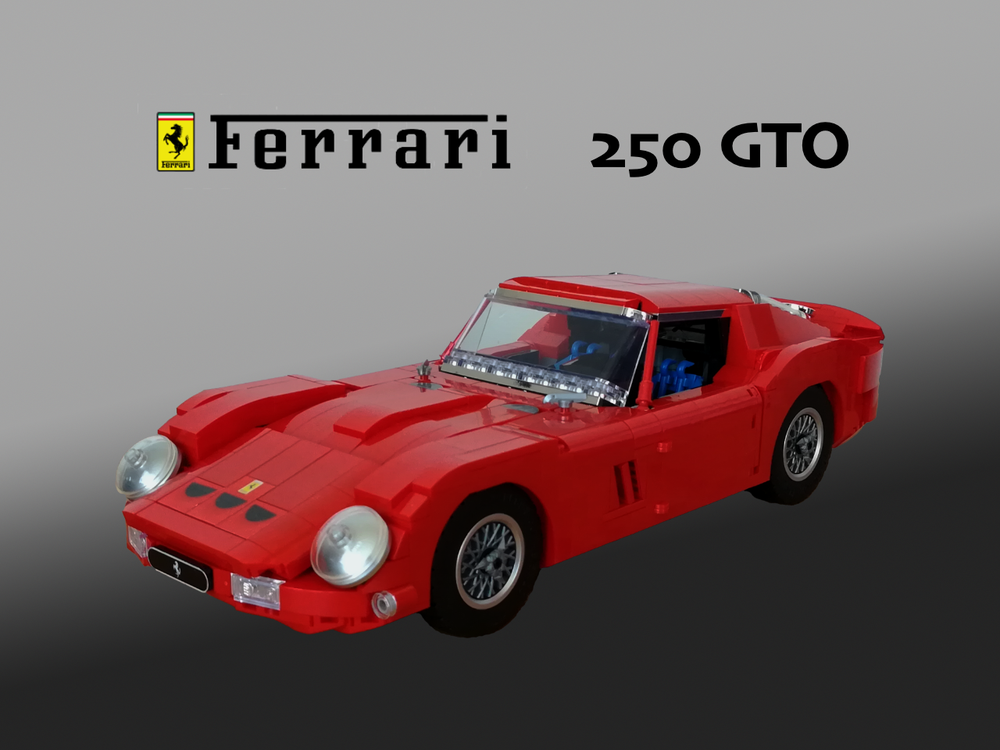 LEGO MOC Ferrari GTO (1962) by Rastacoco Rebrickable Build with LEGO