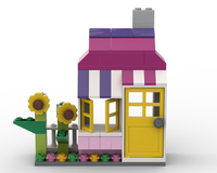10698 House with sunflowers