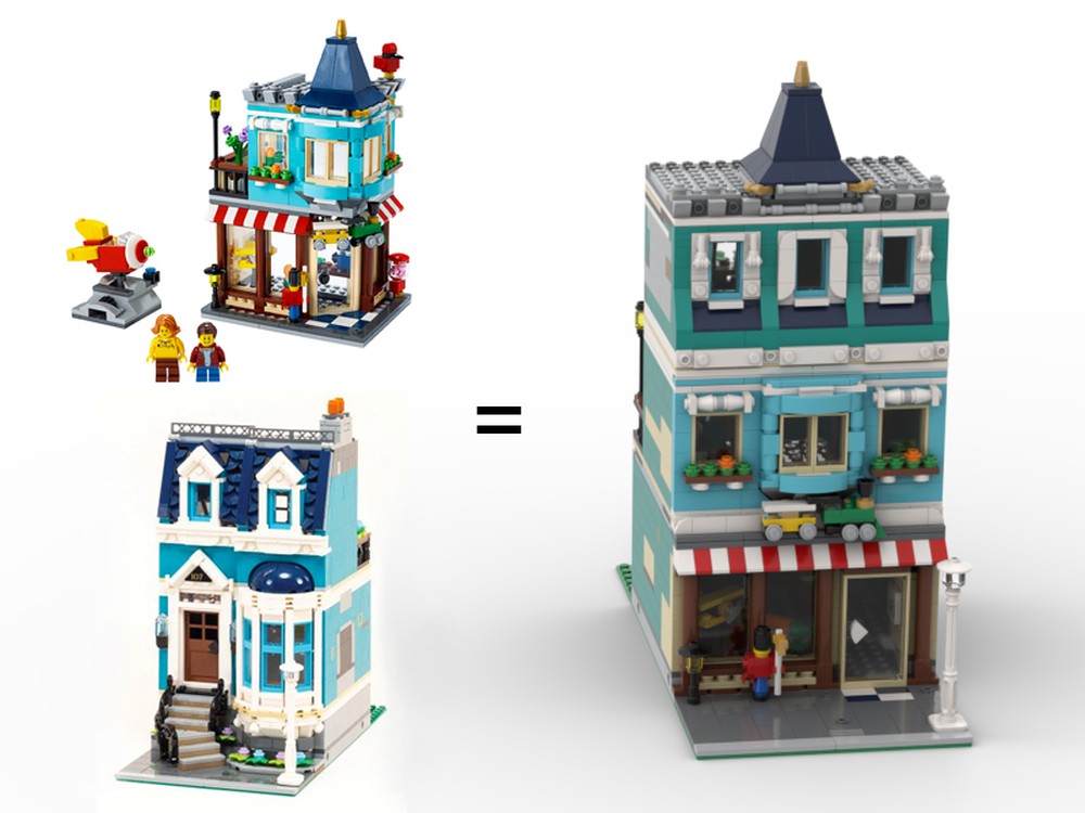 LEGO Toy store modular Multi-build by fuzzybricks | Rebrickable - with LEGO