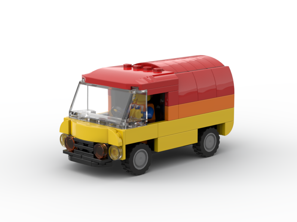 Lego Moc Compact Van By Brickaa Rebrickable Build With Lego