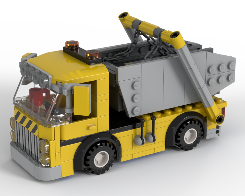 LEGO Skip Truck by | Rebrickable - with LEGO
