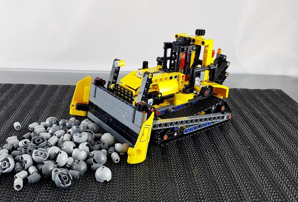 LEGO MOC - C MODEL BULLDOZER by | Rebrickable - Build with LEGO