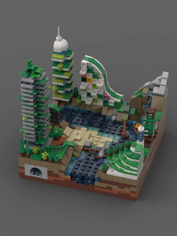 LEGO MOC Micro Green City by Chricki | - Build with LEGO
