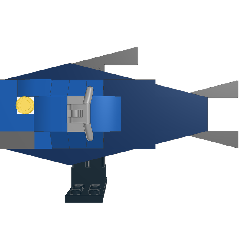 LEGO MOC 60208 Blue Fish by julien1001 | Rebrickable - Build with LEGO