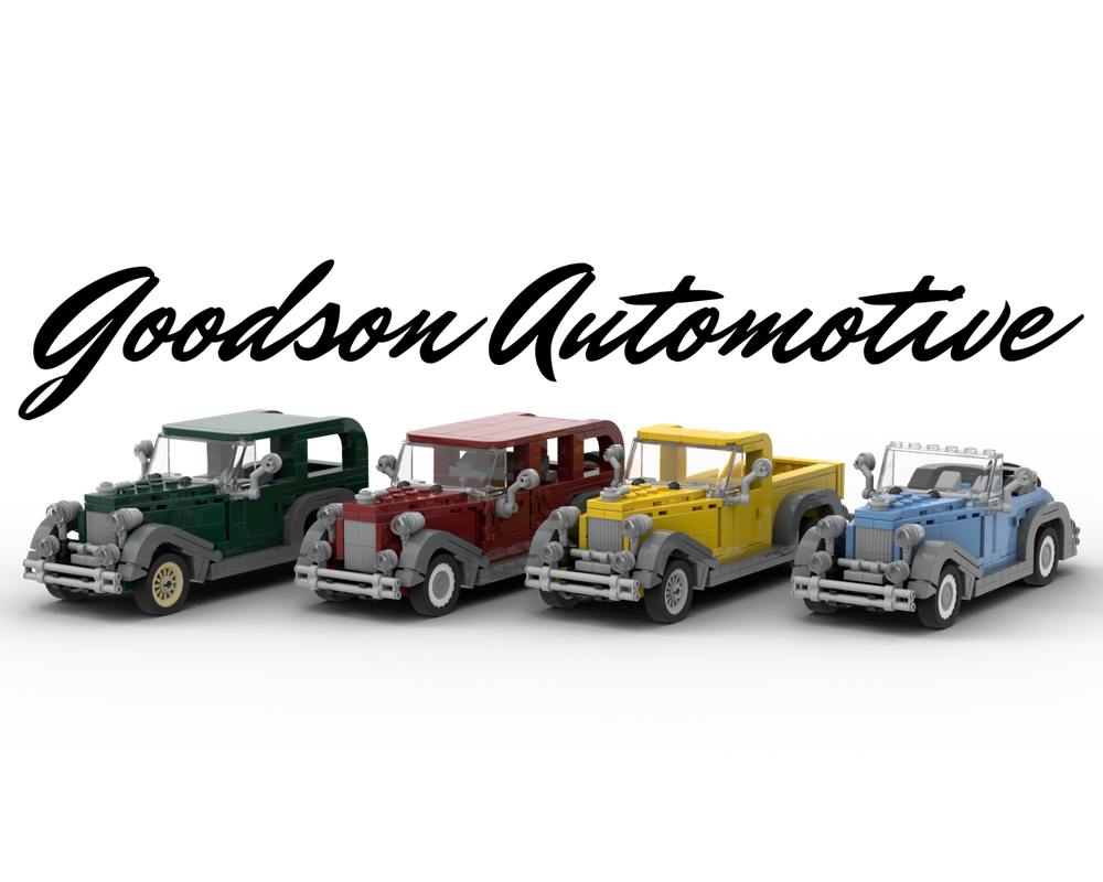 LEGO MOC 1930's GoodSon Automotive Pack by Yellow.LXF | Rebrickable ...