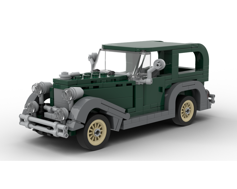 LEGO MOC 1930's Goodson Coupe by Yellow.LXF | Rebrickable - Build with LEGO