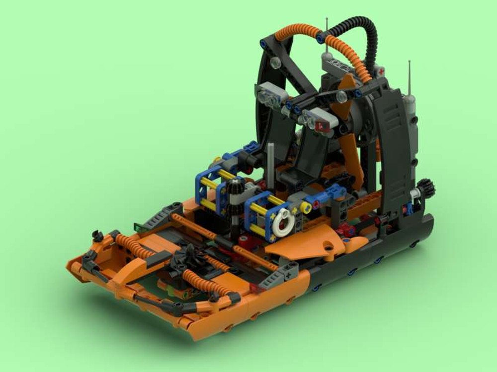 LEGO MOC-73036 42120 - Airboat by Fabio_BrickintheWall | Rebrickable ...