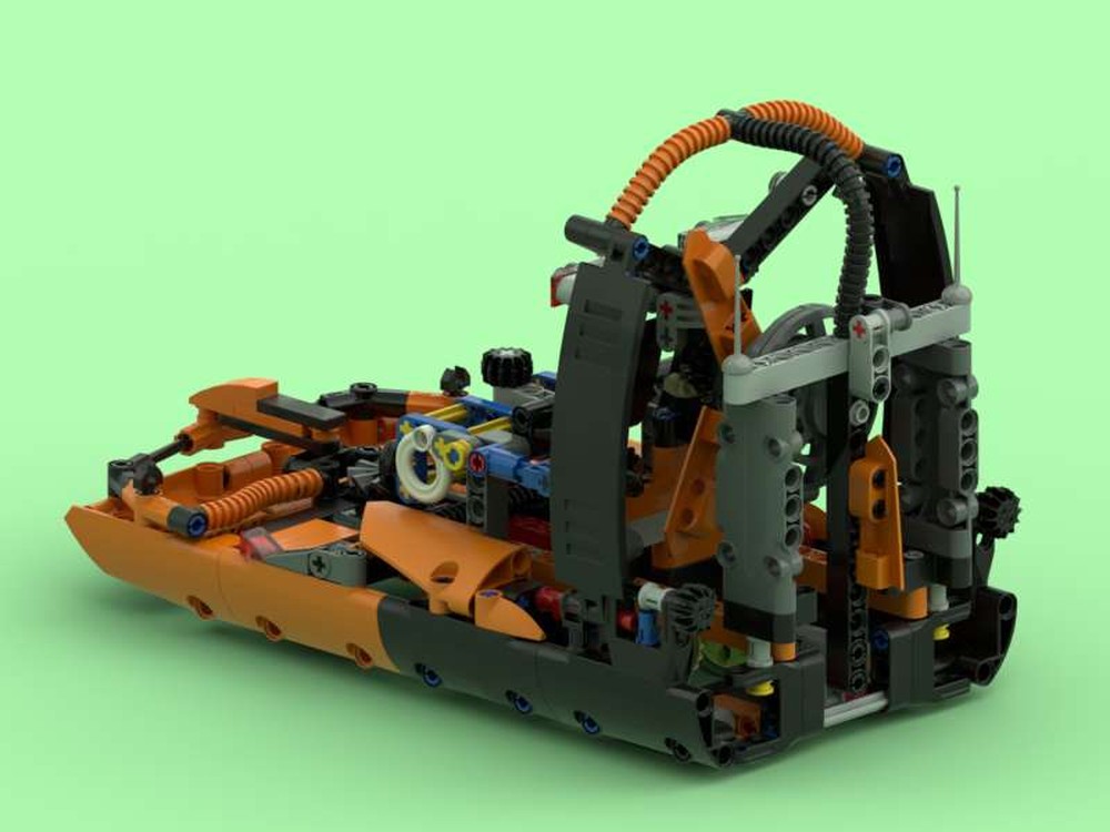 LEGO MOC-73036 42120 - Airboat by Fabio_BrickintheWall | Rebrickable ...