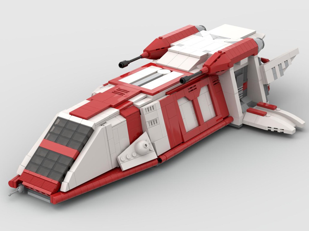 LEGO MOC Republic Troop Transport by ThrawnsRevenge Rebrickable - Build with LEGO