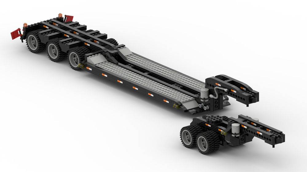 LEGO MOC Heavy Trailer 5580 Highway Rig by cookie_raider Rebrickable - Build with