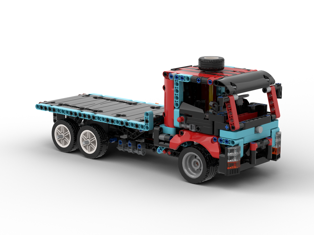 audition sandsynlighed Konsekvenser LEGO MOC 42106 - C-Model - Flatbed Truck by stily | Rebrickable - Build  with LEGO