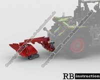 Single notch plow for Claas Xerion 5000 or Fastrac (Einscharpflug)