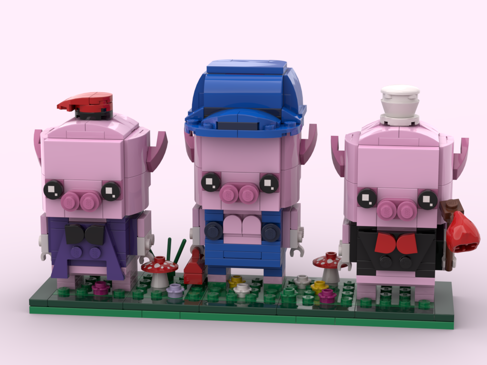LEGO MOC Brickheadz - Zizzy & Pony (Piggy) by PatrickStarGames