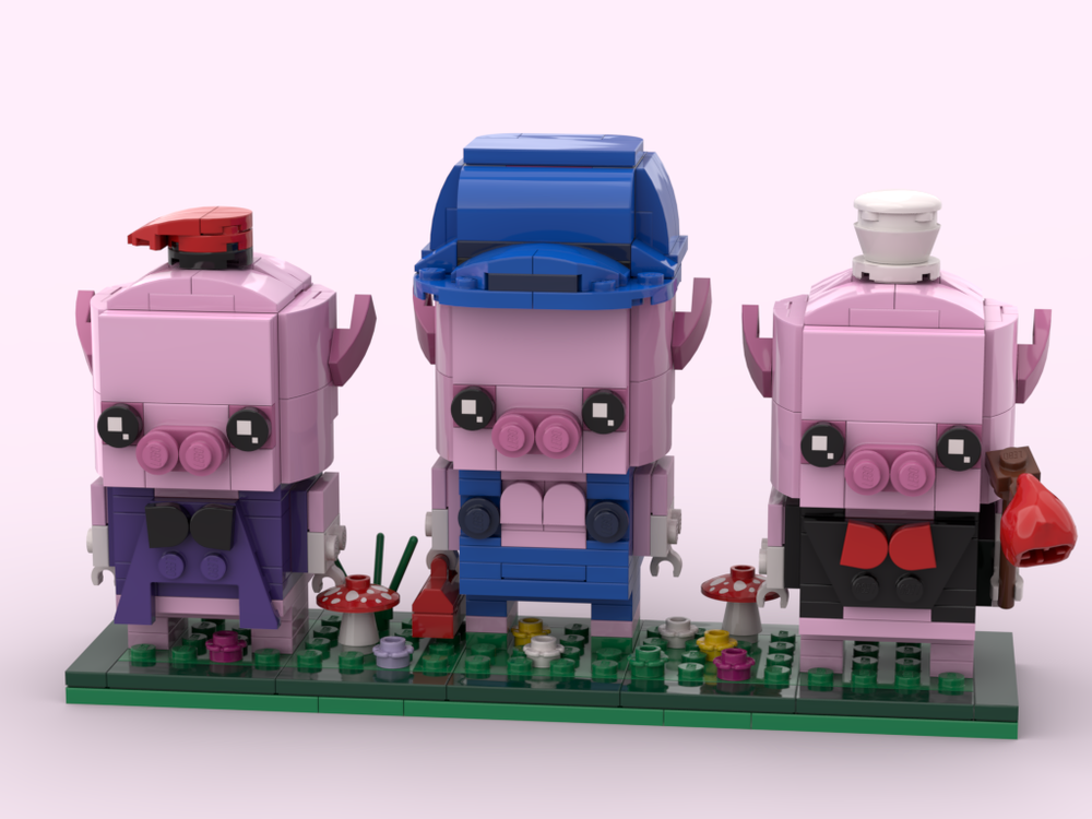 LEGO MOC Brickheadz - TIO (Piggy) by PatrickStarGames