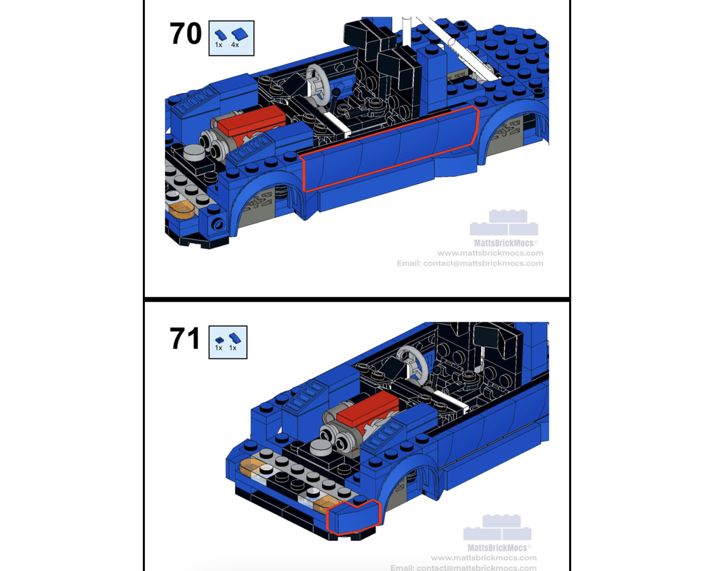 LEGO MOC-73255 RS500 Labatt's BTCC 8stud by Mattsbrickmocs
