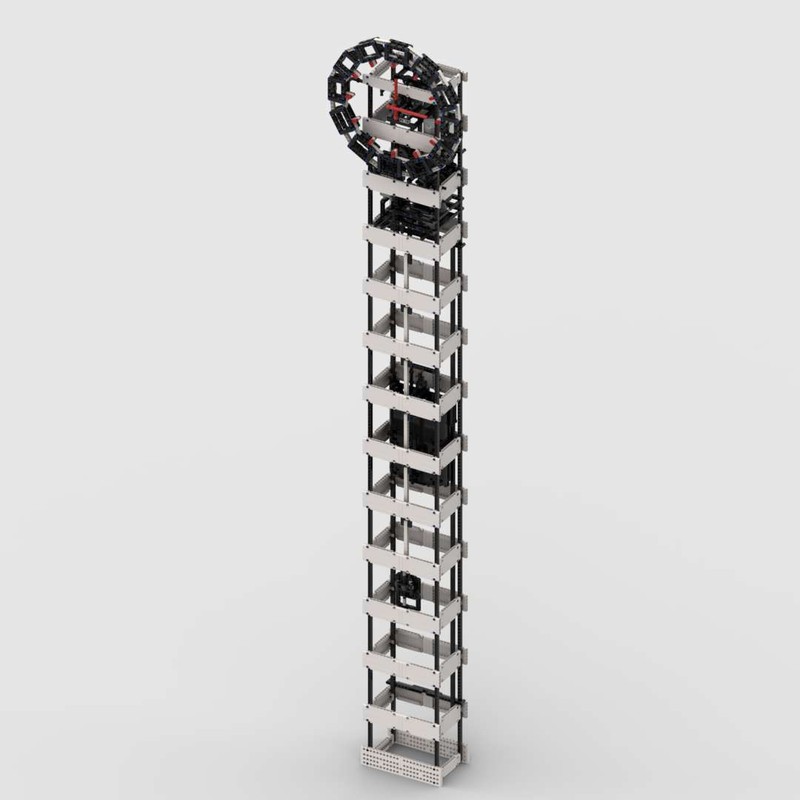 LEGO MOC Selfwinding Clock with Pendulum by N3xXiZz Rebrickable