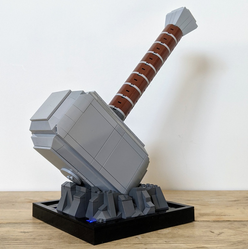 LEGO MOC Lego Mjolnir (Thor's Hammer) by glenn_tanner55
