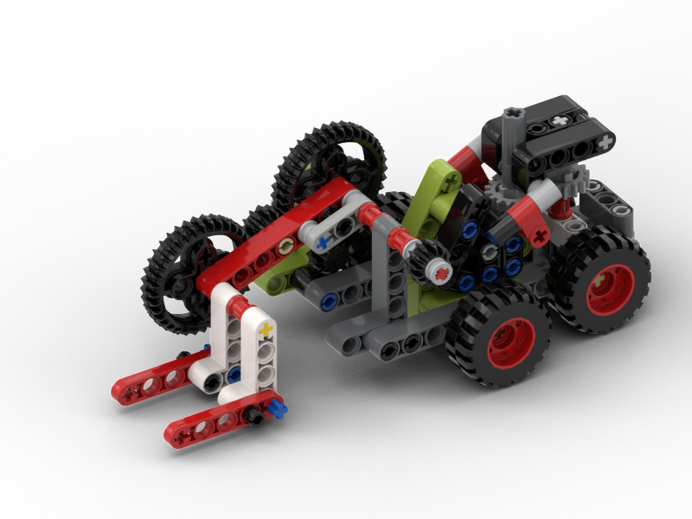 LEGO MOC Telehandler by 25nmayerhofer | Rebrickable - Build with LEGO