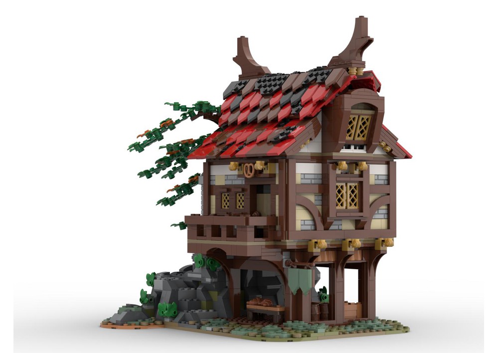 LEGO MOC MEDIEVAL BAKERY by Baylon0613 | Rebrickable - Build with LEGO