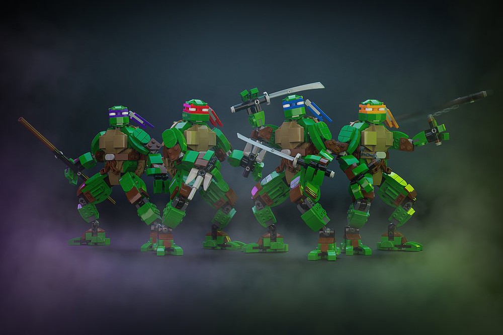 lego ninja turtles 2022 minifigures