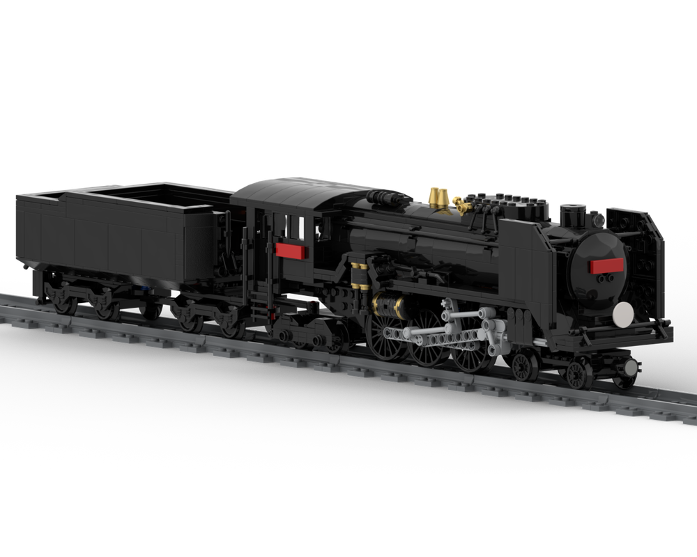 Lego Moc Japanese National Railways Jnr Class C62 Steam Locomotive By K7a4 Rebrickable Build With Lego