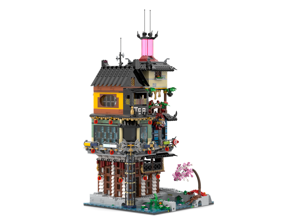 LEGO MOC Ninjago City Expansion 1 by | Rebrickable Build with