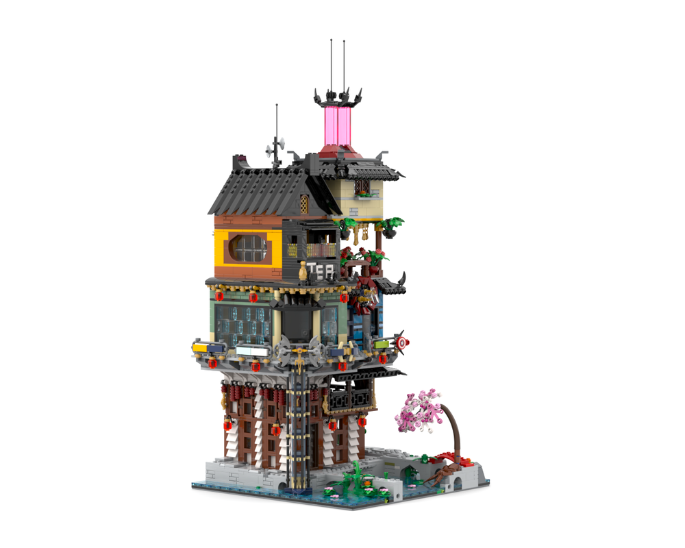 LEGO MOC Ninjago City Expansion 1 by brickgloria | Rebrickable - Build