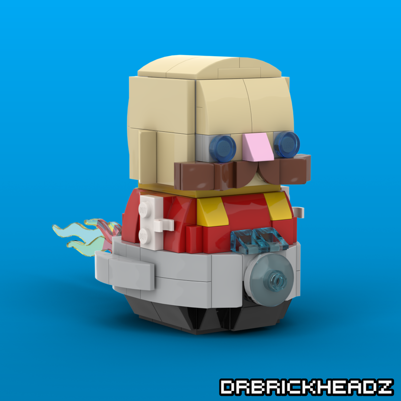 Custom Lego Sonic the Hedgehog MOC Brickheadz Instructions