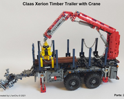 LEGO MOC Multi-config Modular Crawler Crane with complete driving