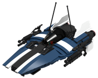 A-Wing - A Customised Version of Official Set 75175