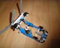 Modification of 42020-1 - Twin Rotor Helicopter - Hovercraft