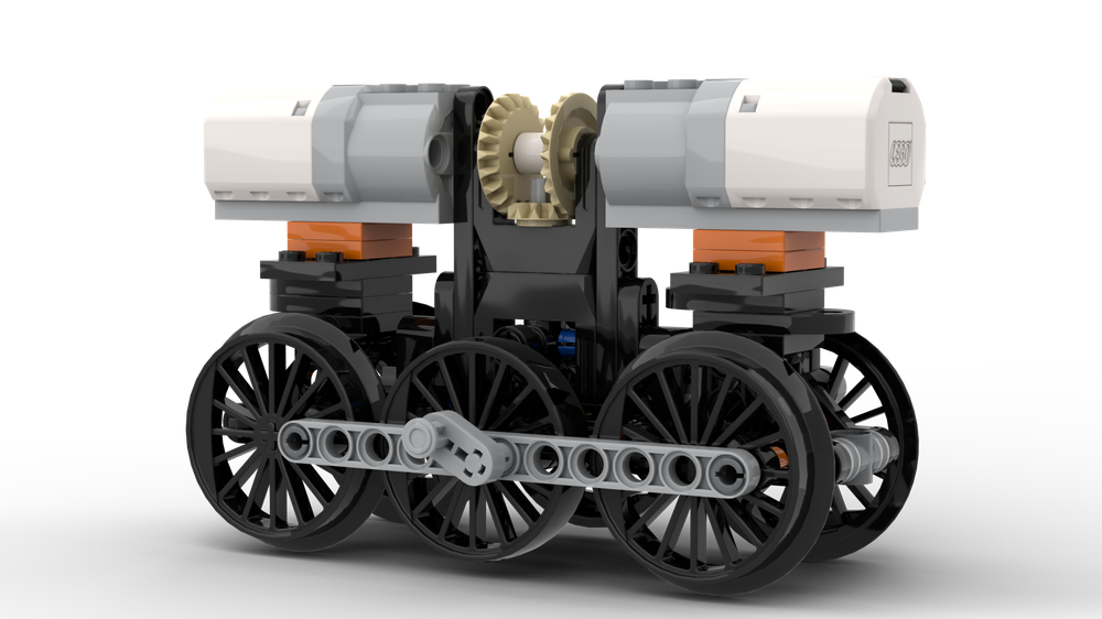 LEGO MOC Twin Drive Motor Propulsion System by K7A4 | Rebrickable