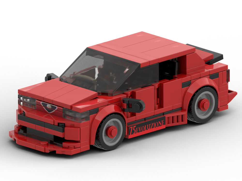 LEGO MOC Alfa Romeo 75 Evoluzione Stud8 billyballokarlo | - LEGO