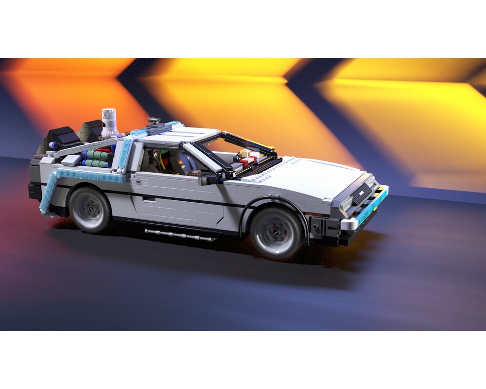 LEGO MOC Delorean DMC-12 from Back to 