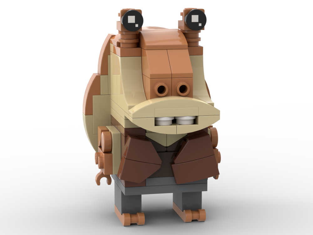 LEGO MOC Jar Jar Binks BrickHeadz by Imperial_brickz