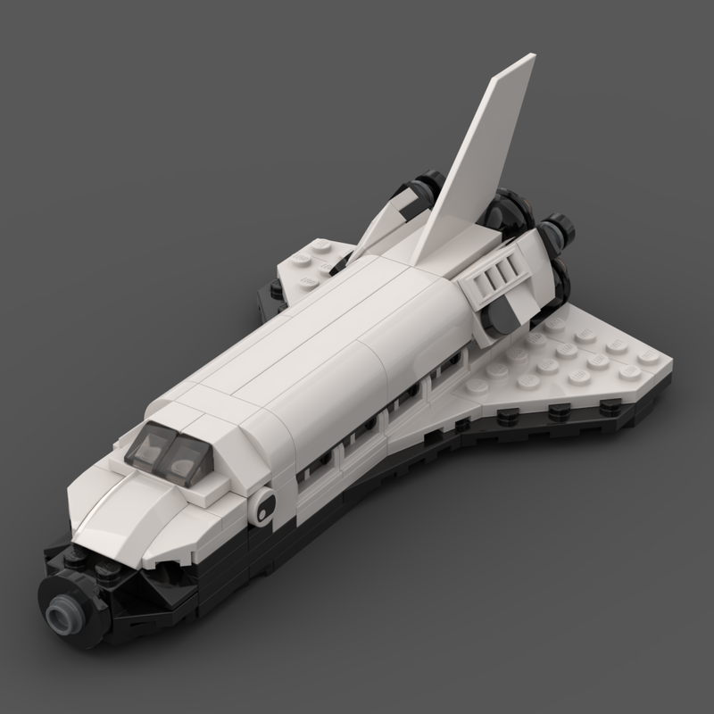 LEGO MOC Space Shuttle [1:220] By Phreaddee | Rebrickable - Build With LEGO