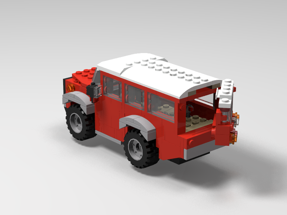 LEGO MOC Land Rover Classic Defender 110 by DaapMechEng