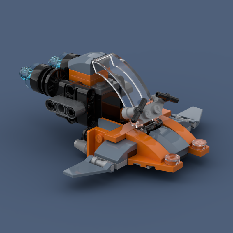 LEGO MOC Deep Sea Manta Ray Submarine by bric.ole | Rebrickable - Build ...